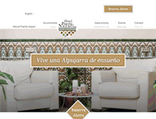 Tablet Screenshot of hotelpuertanazari.com